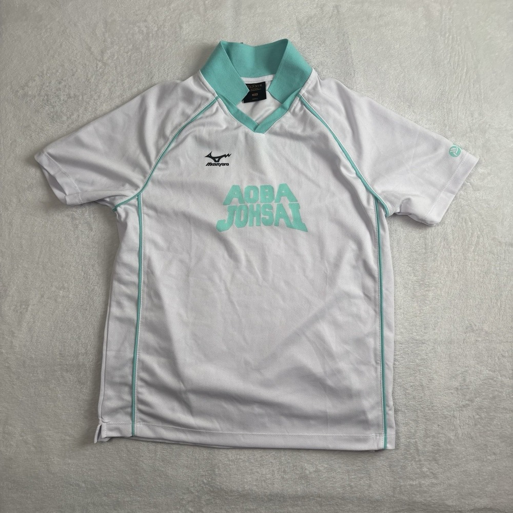 Haikyu Aobajosai‎ OXGN Anime Mizunyoro White SS Jersey Men's Small